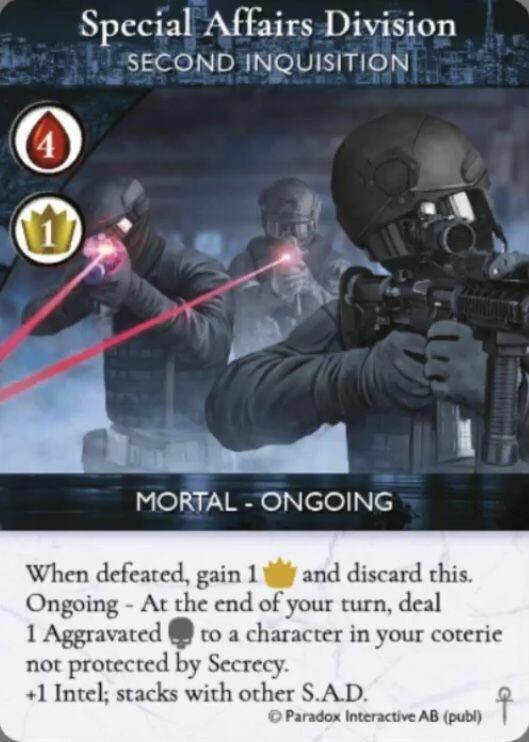 Vampire: The Masquerade - Rivals Carte