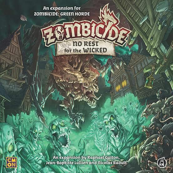 Zombicide: No Rest For The Wicked English Cover