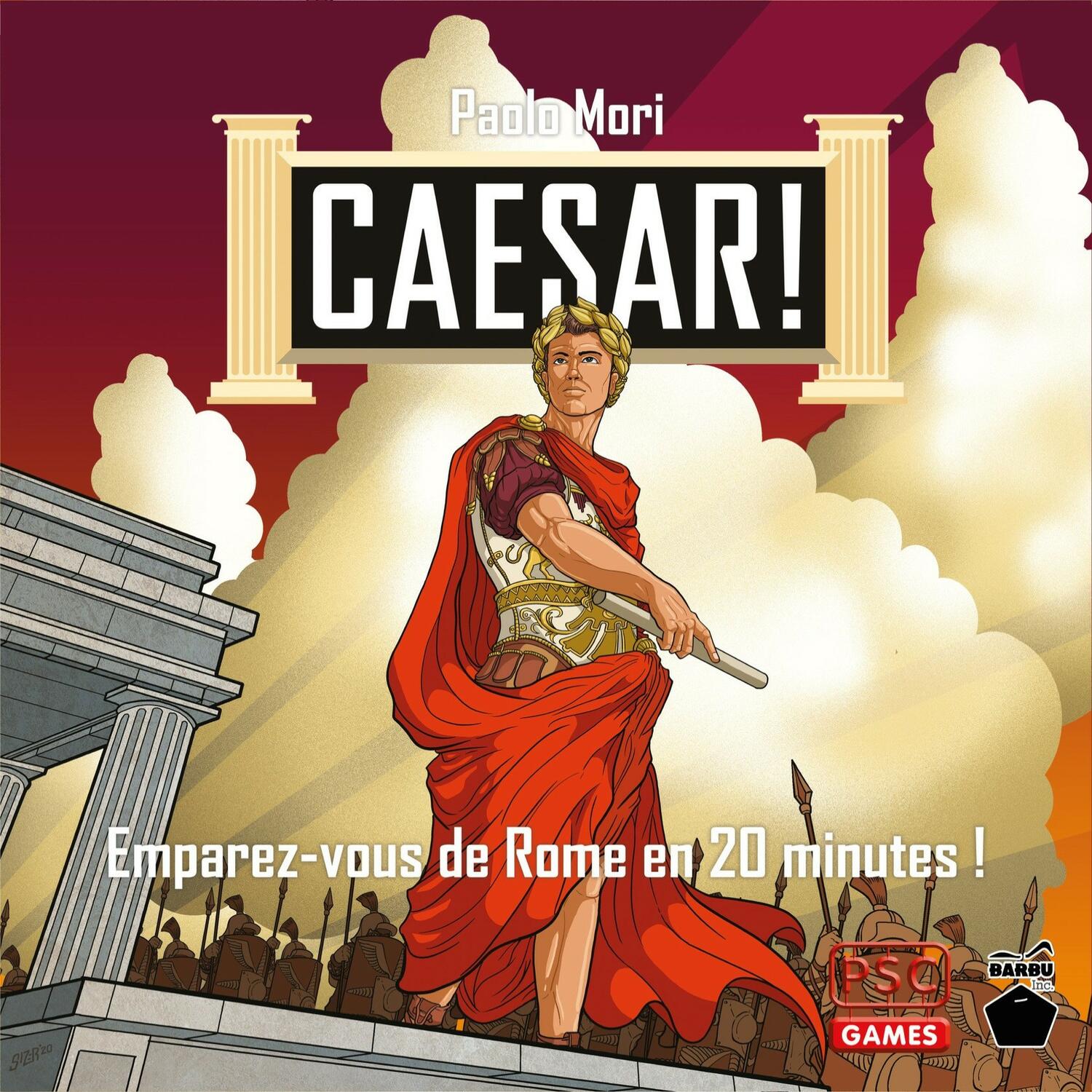 Caesar ! Emparez-vous de Rome en 20 Minutes ! Cover