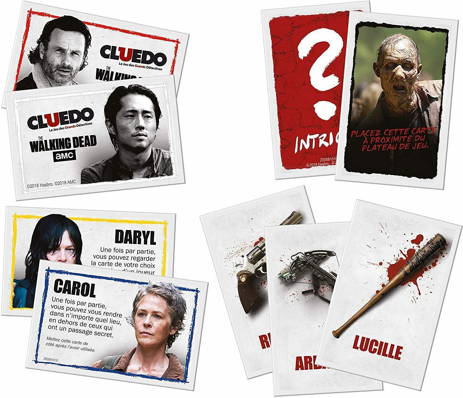 Cluedo: The Walking Dead Cartes