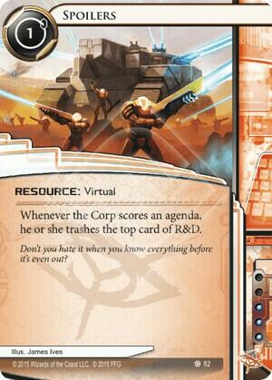 Android: Netrunner - Le Vieil Hollywood Carte