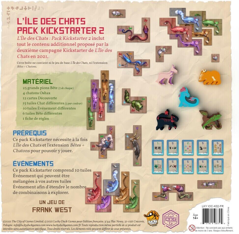 L'Île des Chats: Pack Kickstarter 2 Back