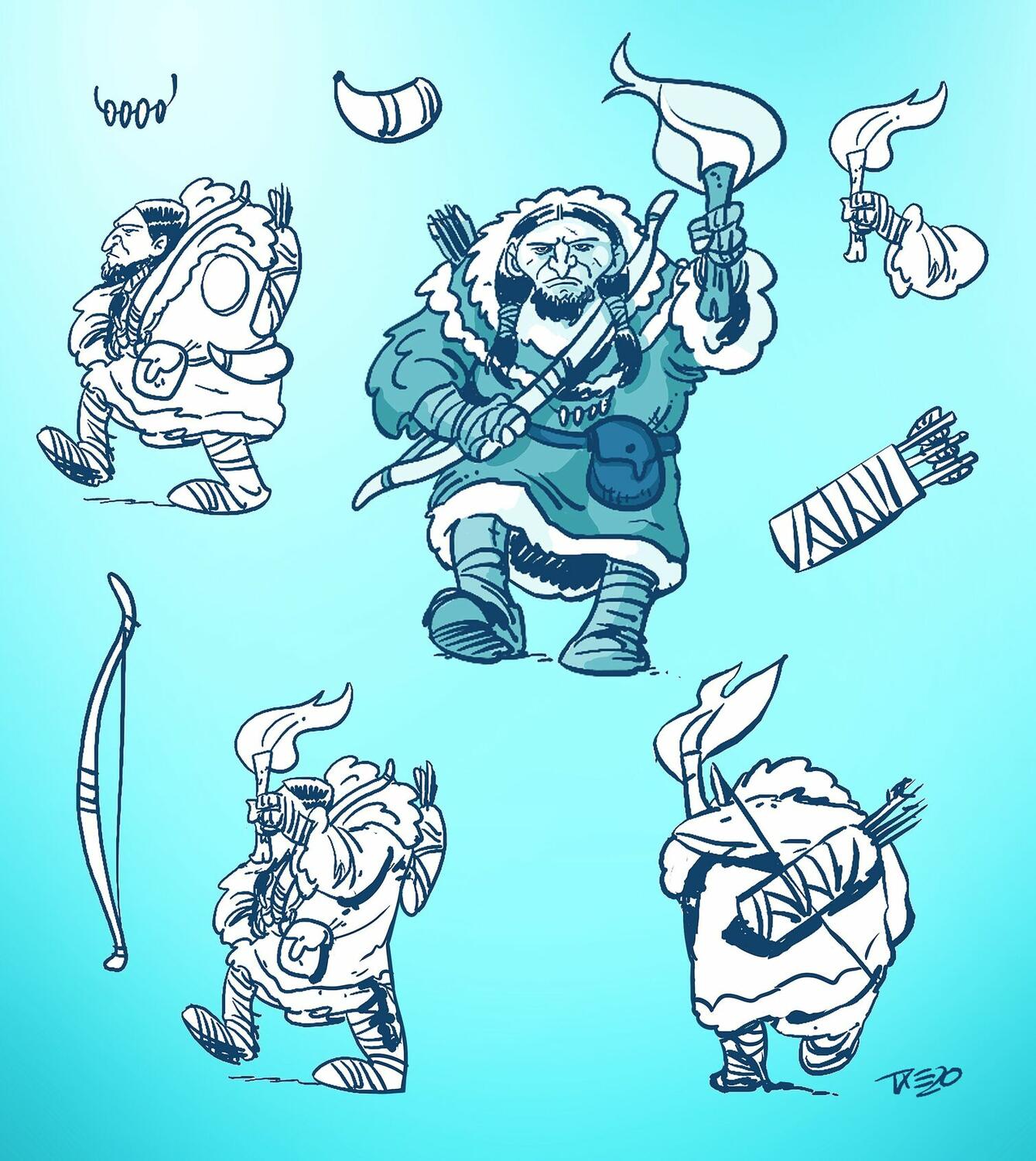 Endless Winter: Paleoamericans Artwork