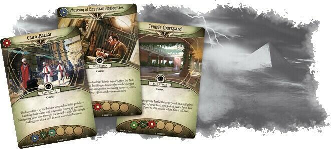 Horreur à Arkham: Le Jeu de Cartes - Gardiens de l'Abîme Cartes