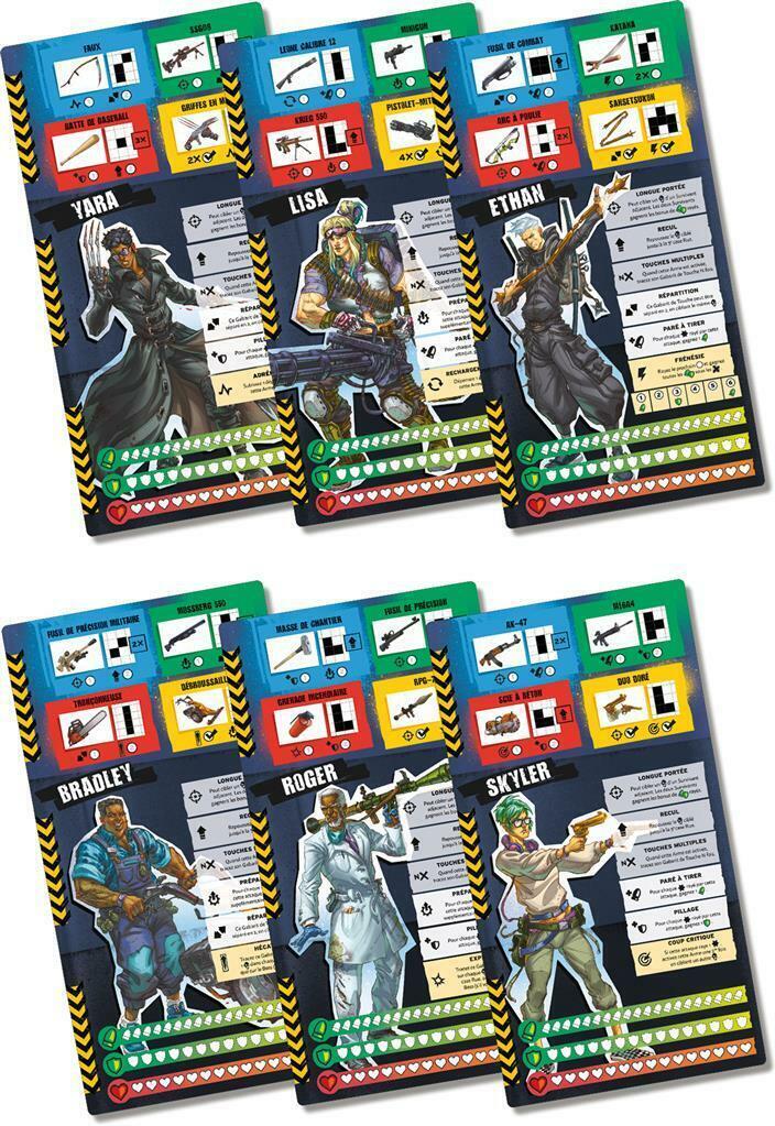 Zombicide: Gear Up Cartes