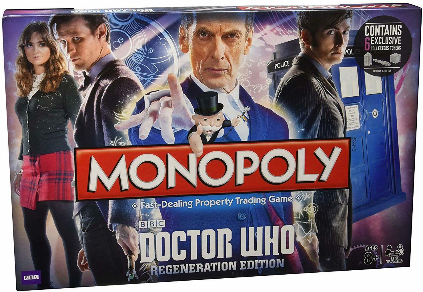 Monopoly: Doctor Who - Regeneration Edition Cover 3d