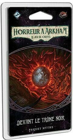 Horreur à Arkham: Le Jeu de Cartes - Devant le Trône Noir Cover 3d