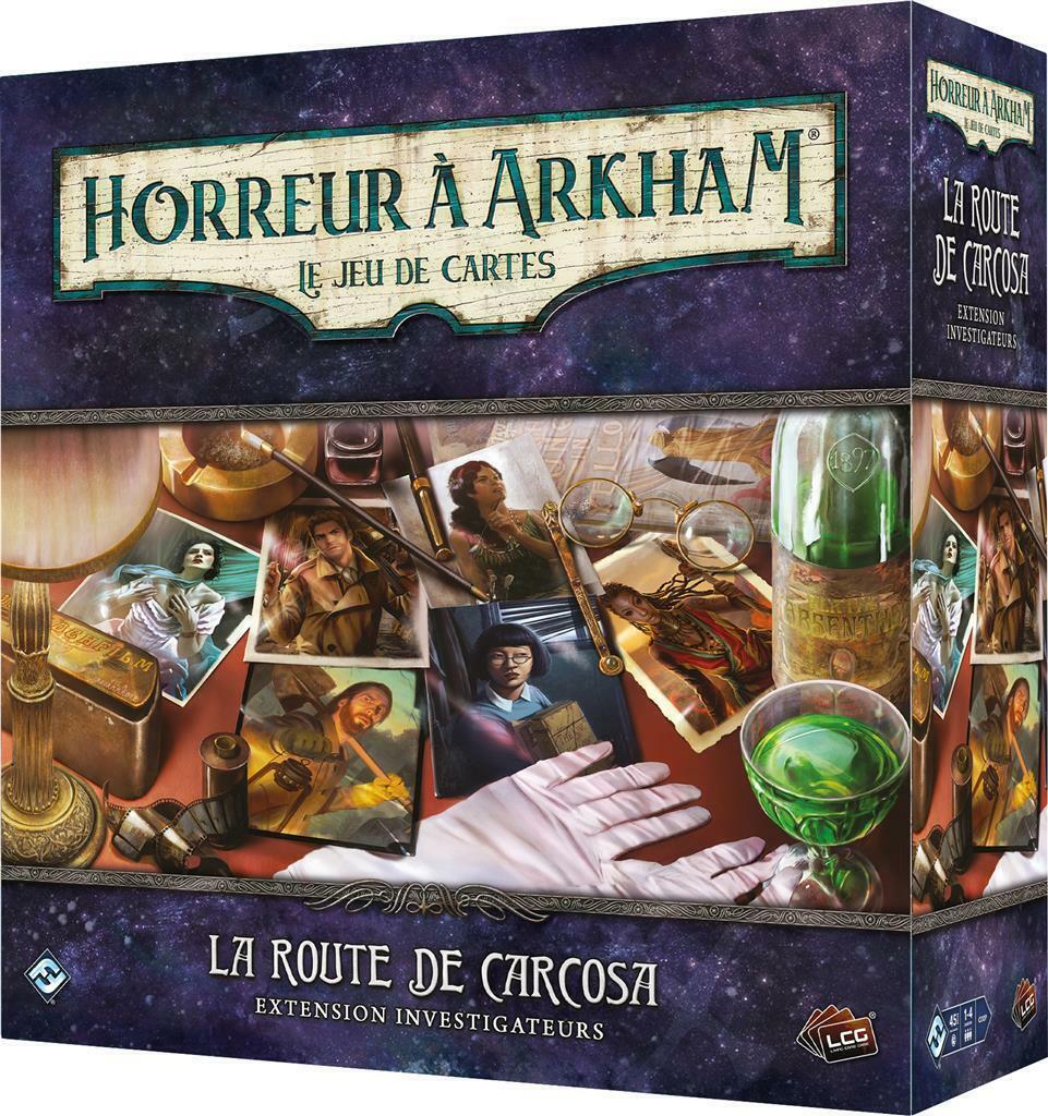 Horreur à Arkham: Le Jeu de Cartes - La Route de Carcosa - Investigateurs Cover 3d
