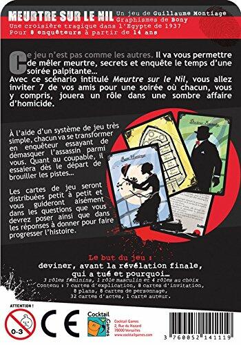 Mystery Party: Meurtre sur le Nil Back