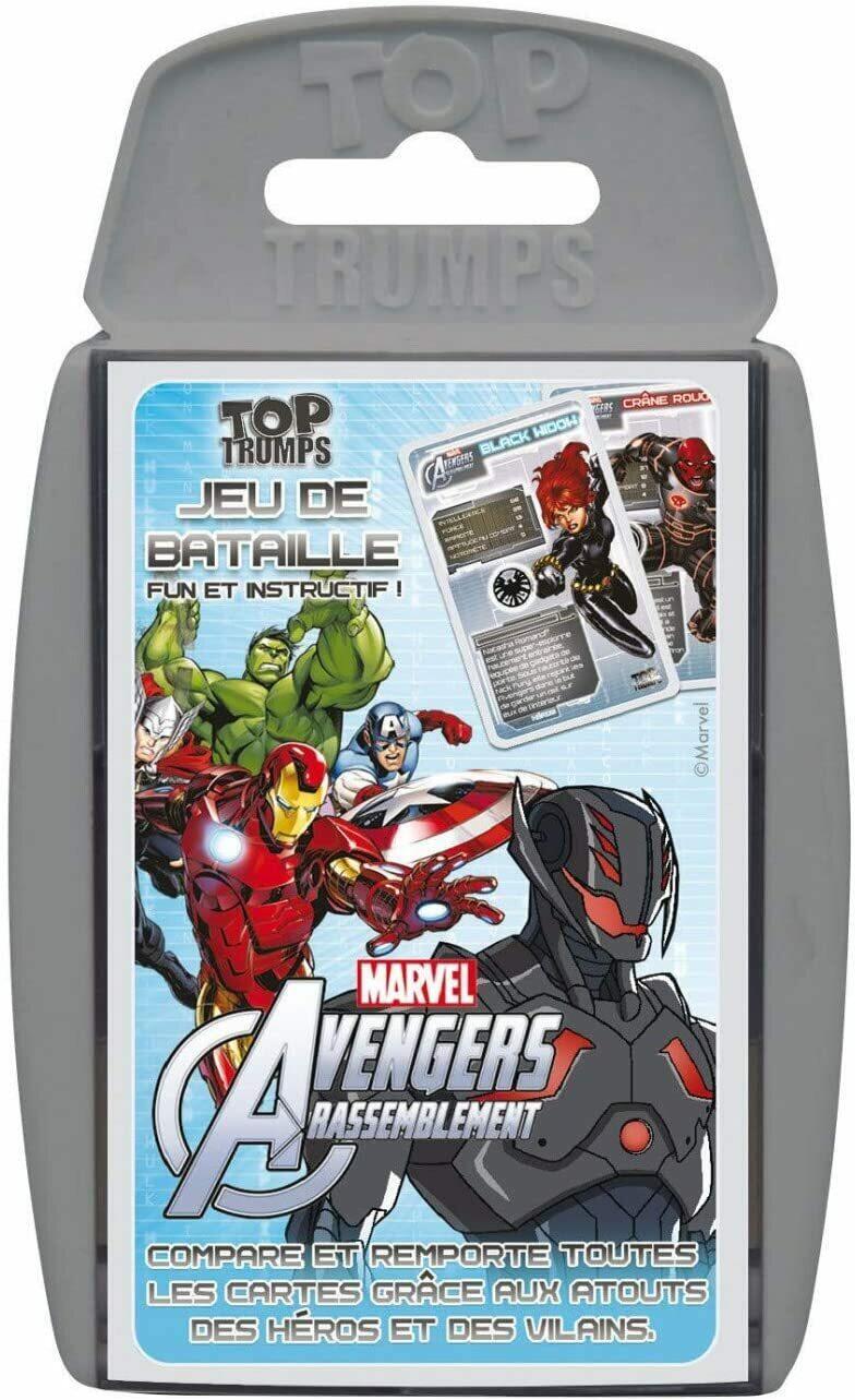 Top Trumps: Jeu de Bataille - Avengers Rassemblement Cover 3d