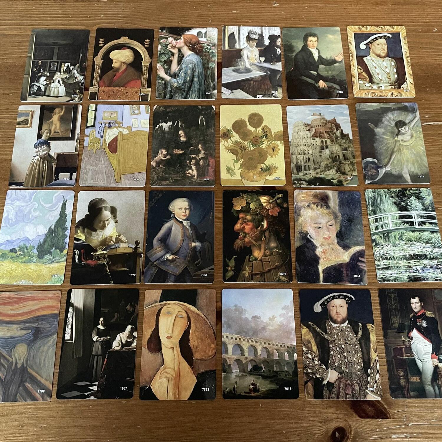 Stolen Paintings Cartes