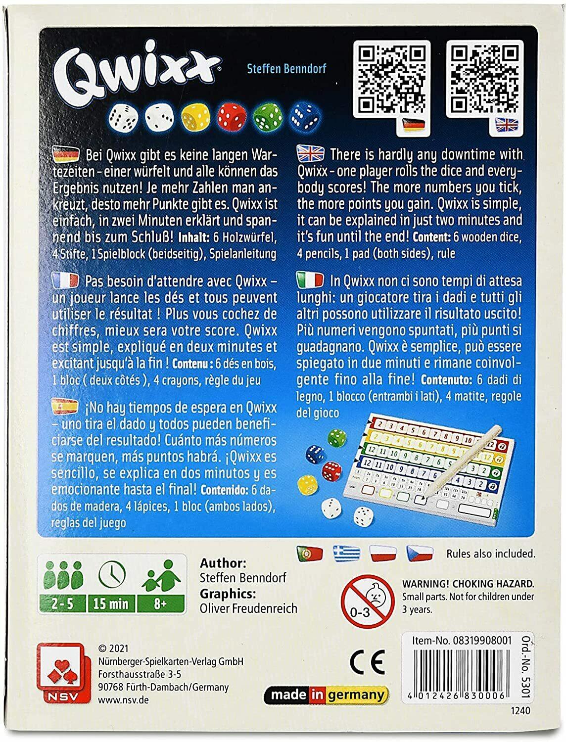 Qwixx: NatureLine Back