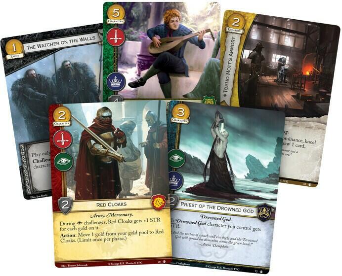 Le Trône de Fer: Le Jeu de Cartes - Pas de Moyen Terme Cartes