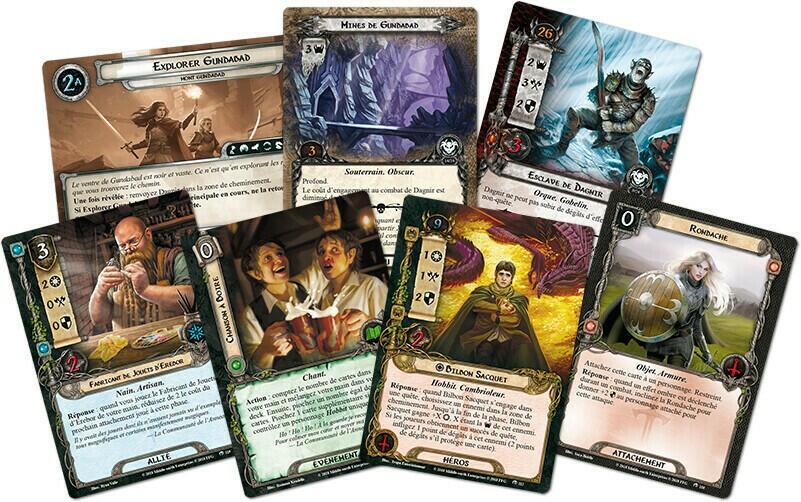 Le Seigneur des Anneaux: Le Jeu de Cartes - Mont Gundabad Cartes