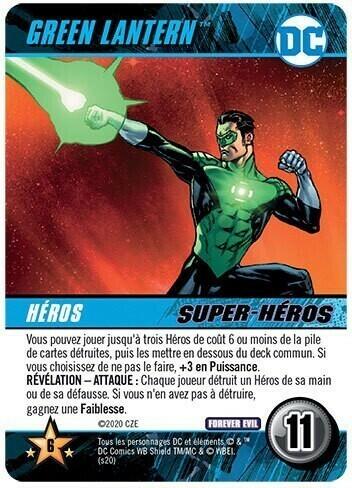 DC Comics: Deck-Building Game - Forever Evil Carte