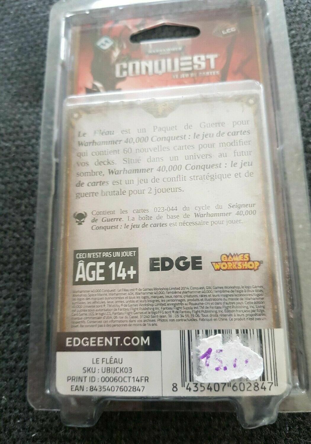 Warhammer 40,000: Conquest - Le Fléau Back 3d