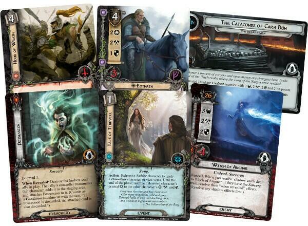 Le Seigneur des Anneaux: Le Jeu de Cartes - Le Royaume de l'Effroi Cartes
