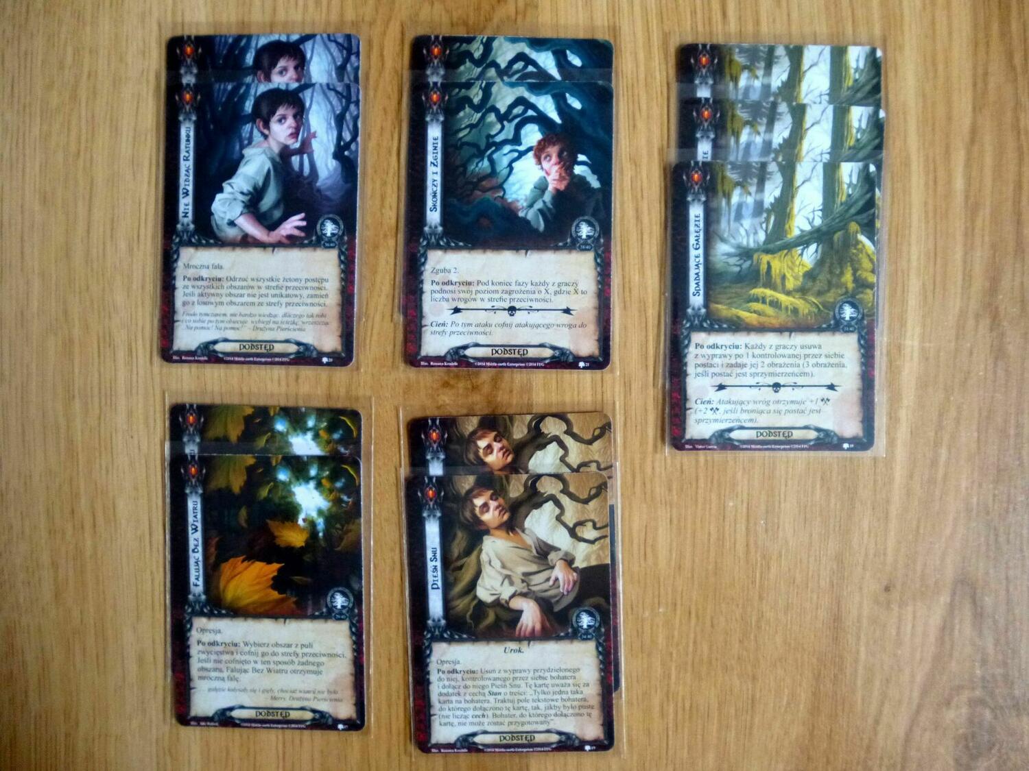 Le Seigneur des Anneaux: Le Jeu de Cartes - La Vieille Forêt Cartes