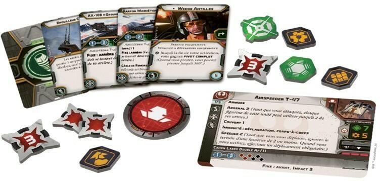 Star Wars: Légion - Airspeeder T-47 Eclate