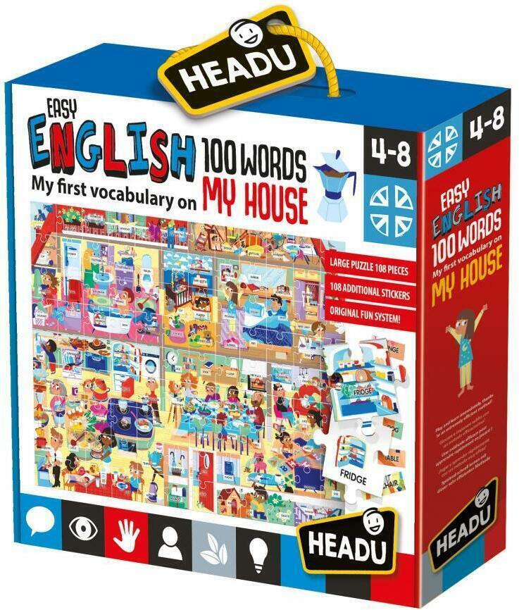 Easy English: 100 Words My House Cover 3d