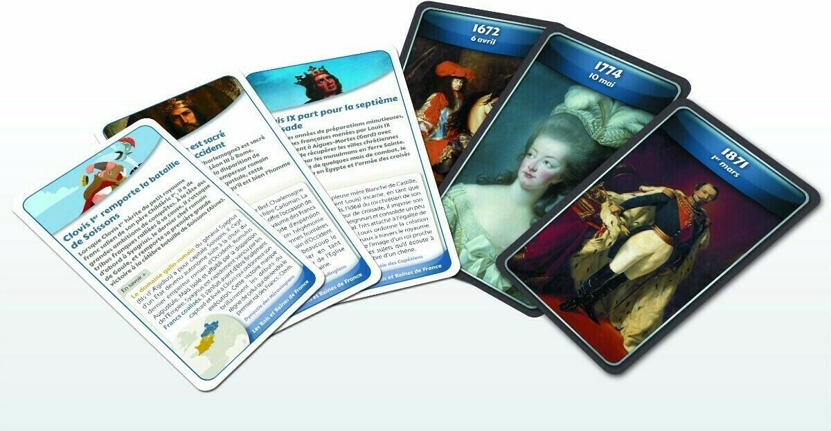 ChroniCards: L'Histoire des Rois et Reines de France Cartes