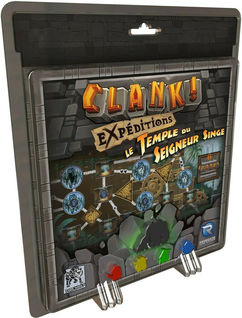 Clank ! Les Aventuriers du Deck-Building - Expéditions - Le Temple du Seigneur Singe Cover 3d