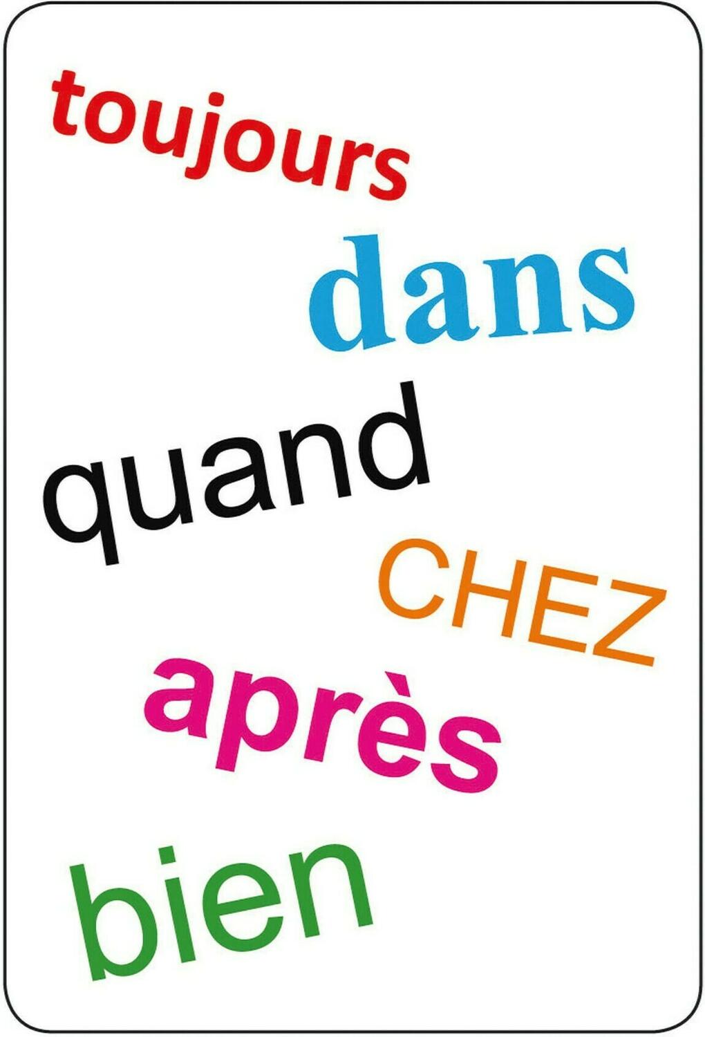 Tam Tam: Je Retiens... Les Mots Invariables - Cycle 2 Carte