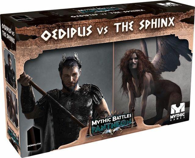 Mythic Battles: Pantheon - Oedipus Vs. the Sphinx Cover 3d
