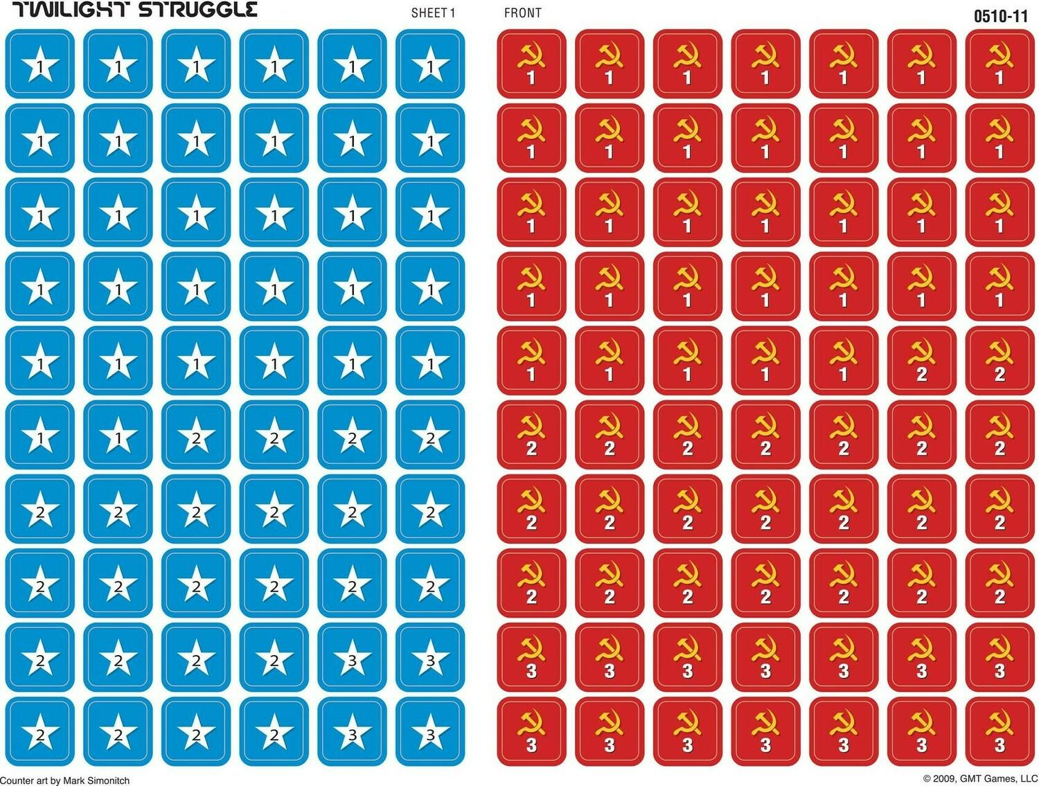 Twilight Struggle Tuiles