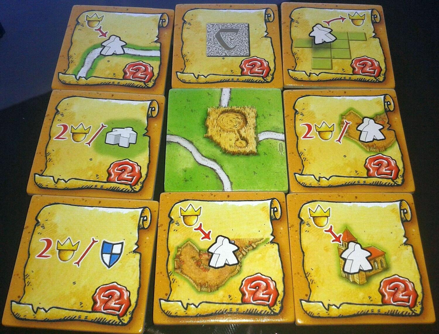 Carcassonne: Mini 2 - Les Messagers Eclate