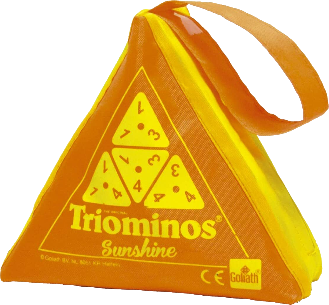 Triominos: Sunshine (Orange) Cover Transparent