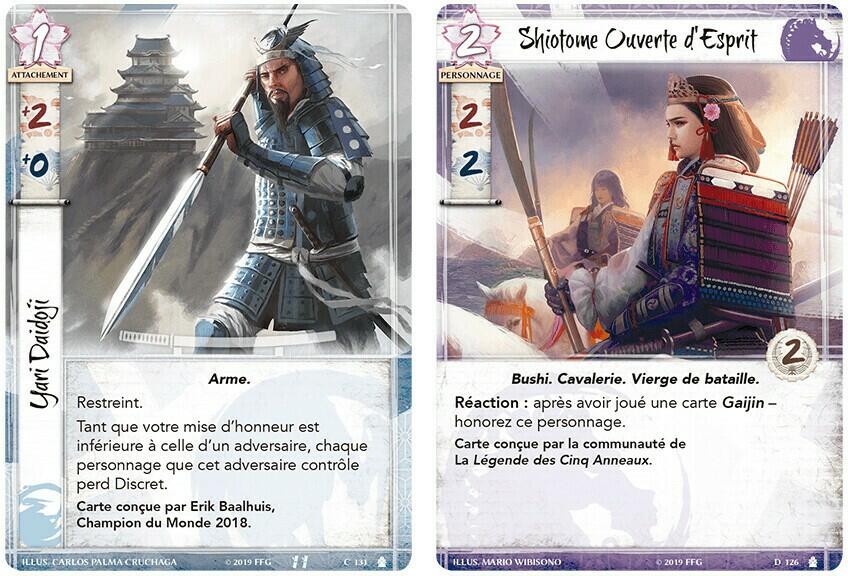 La Légende des Cinq Anneaux: Le Jeu de Cartes - Expiation Cartes