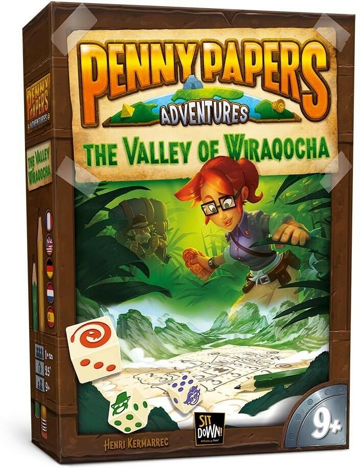 Penny Papers Adventures: The Valley of Wiraqocha Cover 3d