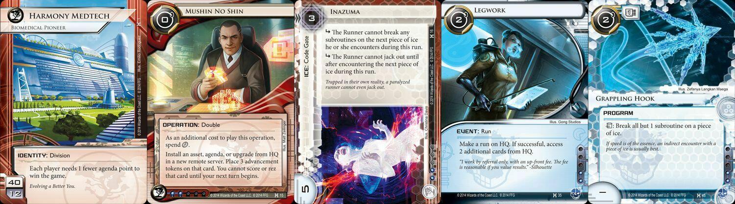Android: Netrunner - Honneur et Profit Cartes