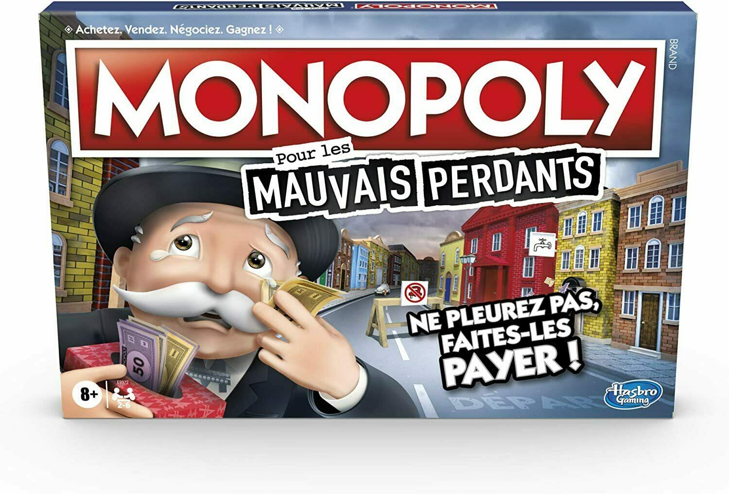 Monopoly: Pour les Mauvais Perdants Cover 3d