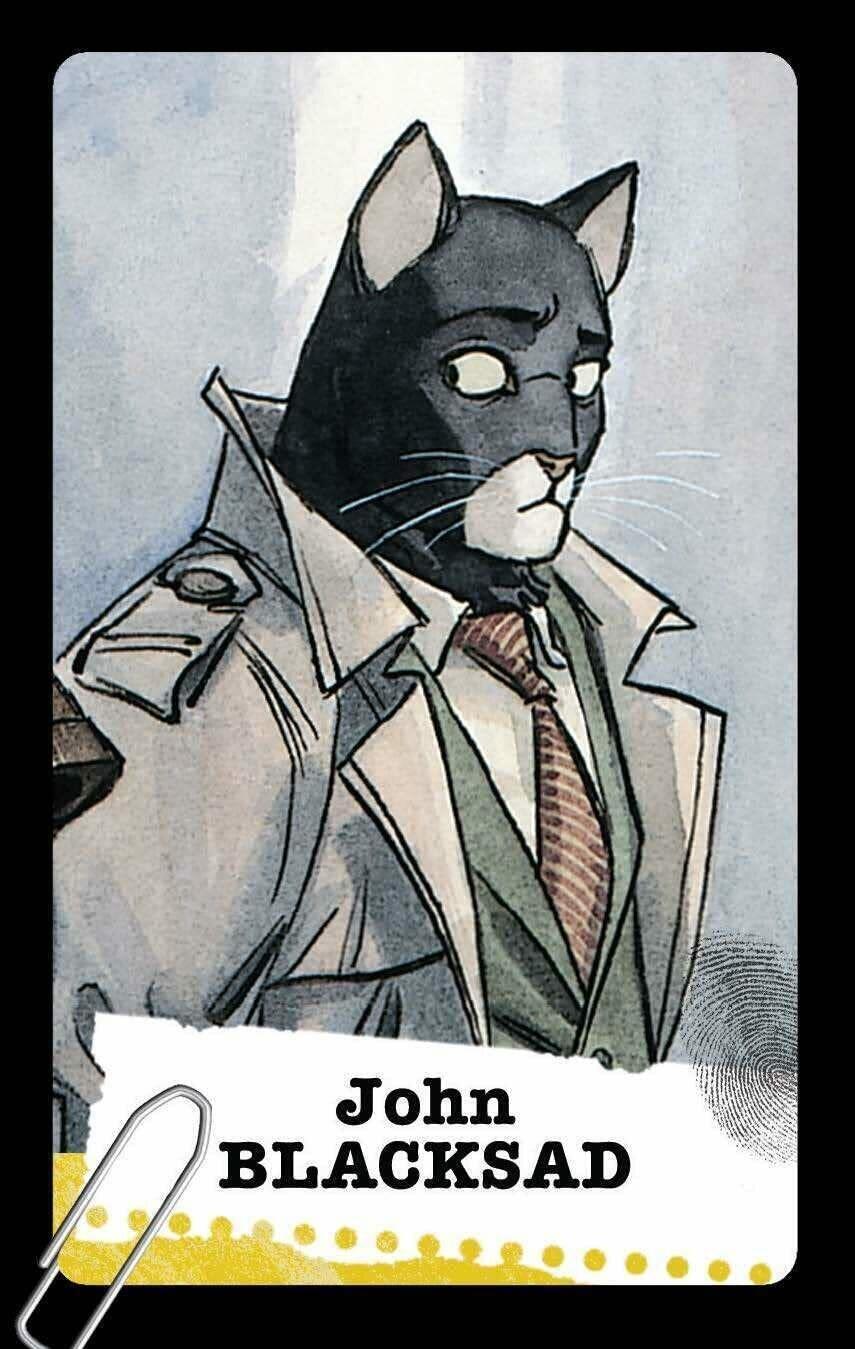 Blacksad: Le Jeu d'Enquête Carte