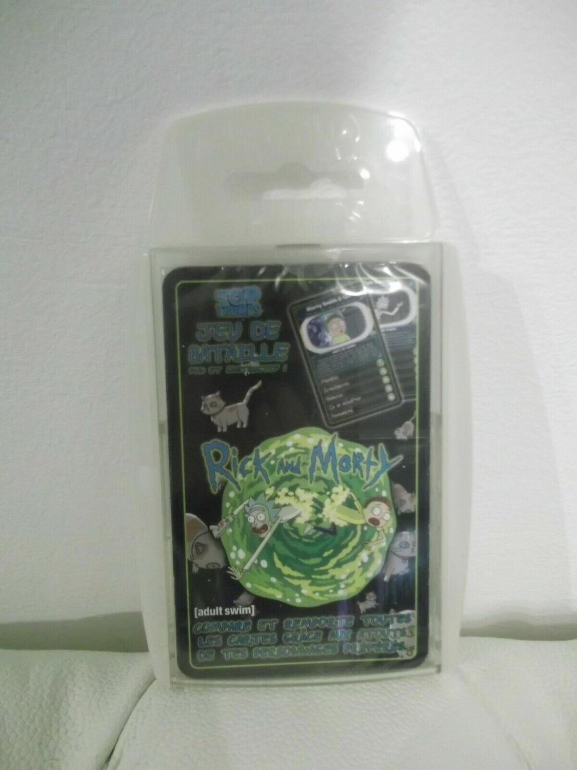 Top Trumps: Jeu de Bataille - Rick and Morty Cover 3d