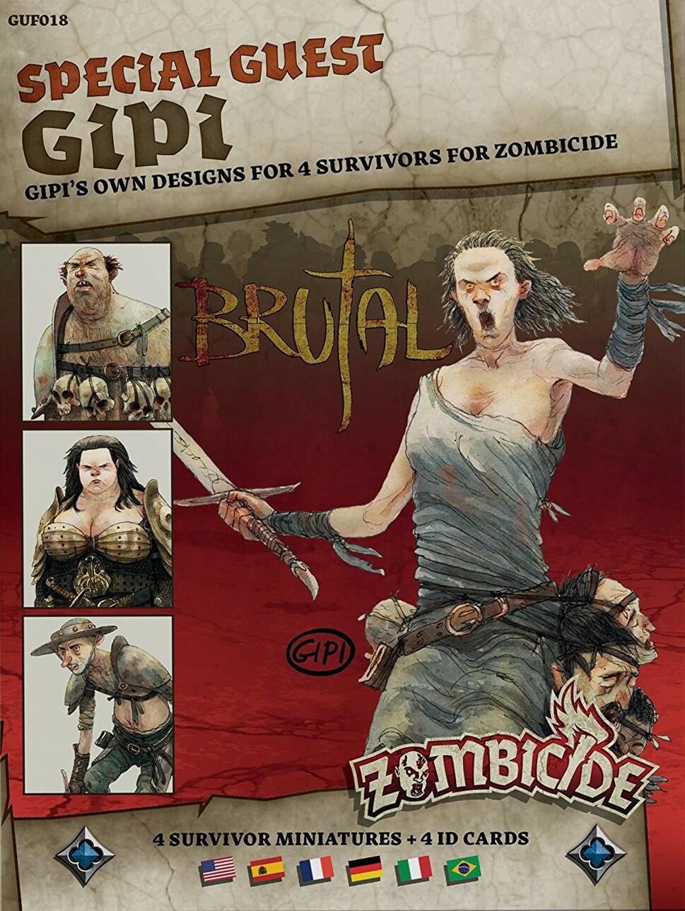 Zombicide: Black Plague - Special Guest - Gipi Cover