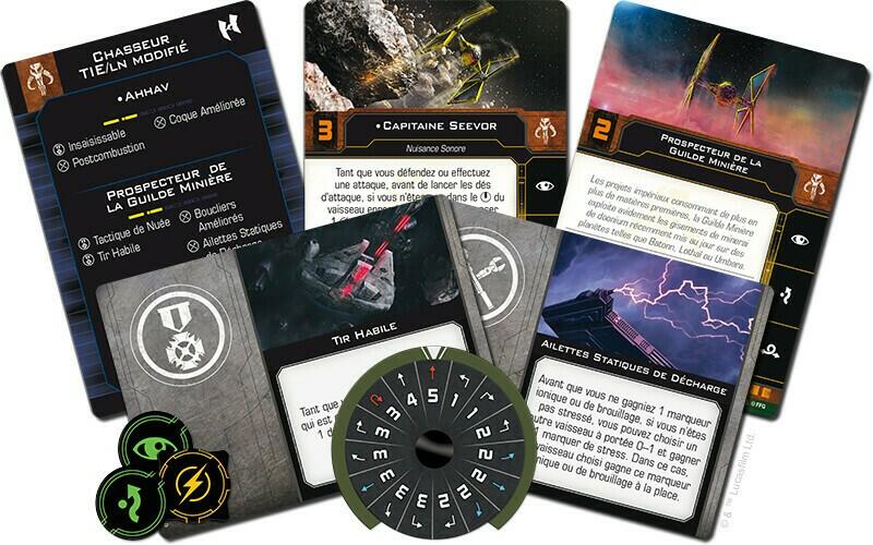 Star Wars: X-Wing - TIE de la Guilde Minière Eclate