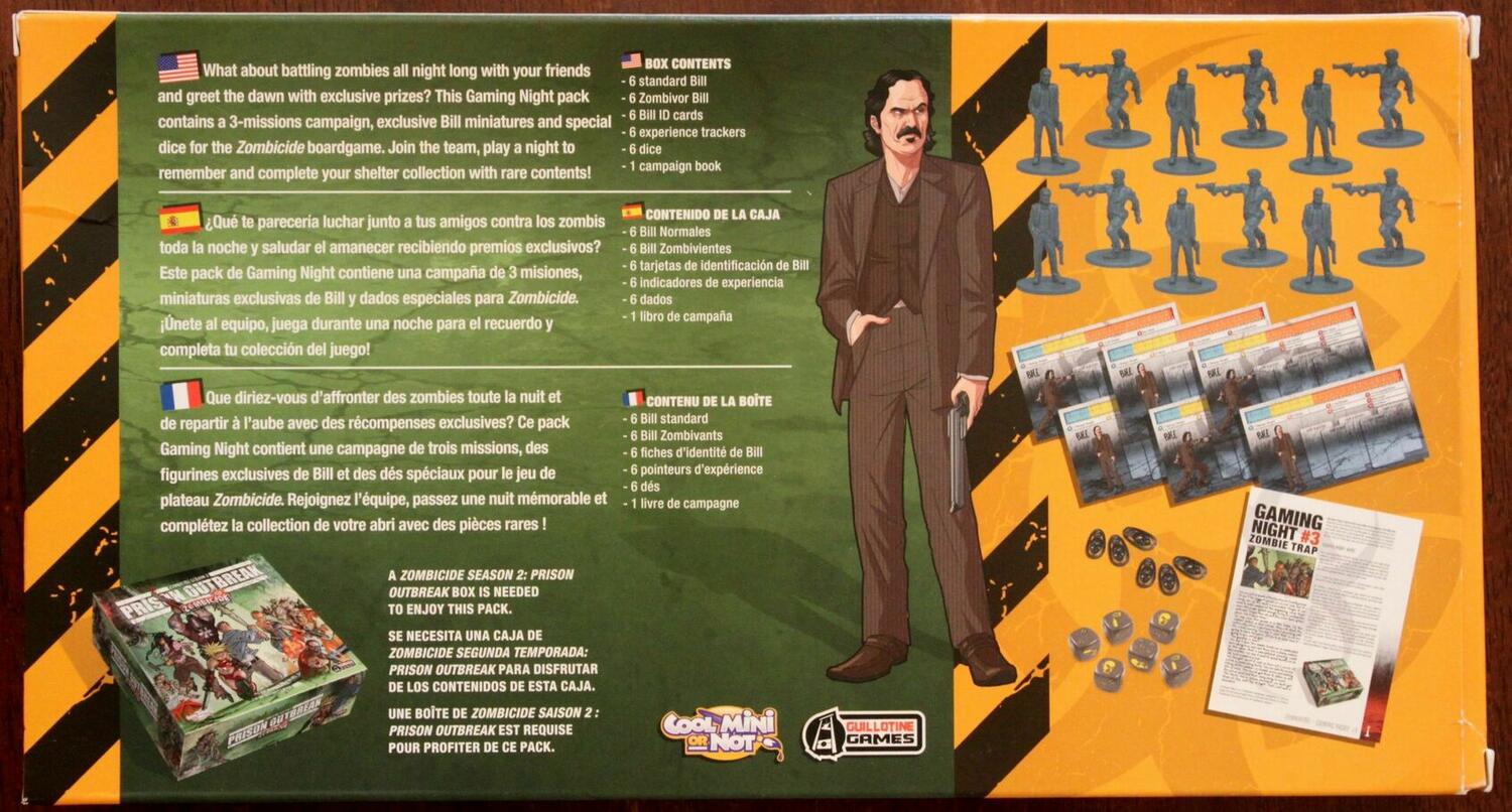 Zombicide: Gaming Night #3 - Zombie Trap Back