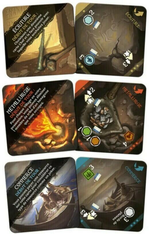L'aube des Tribus: Âge du Bronze Cartes