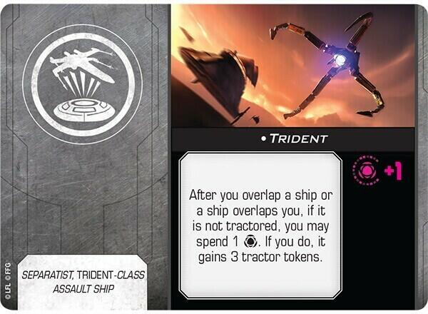 Star Wars: X-Wing - Vaisseau d'Assaut de Classe Trident Carte