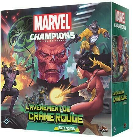 Marvel Champions: Le Jeu de Cartes - L'Avènement de Crâne Rouge Cover 3d