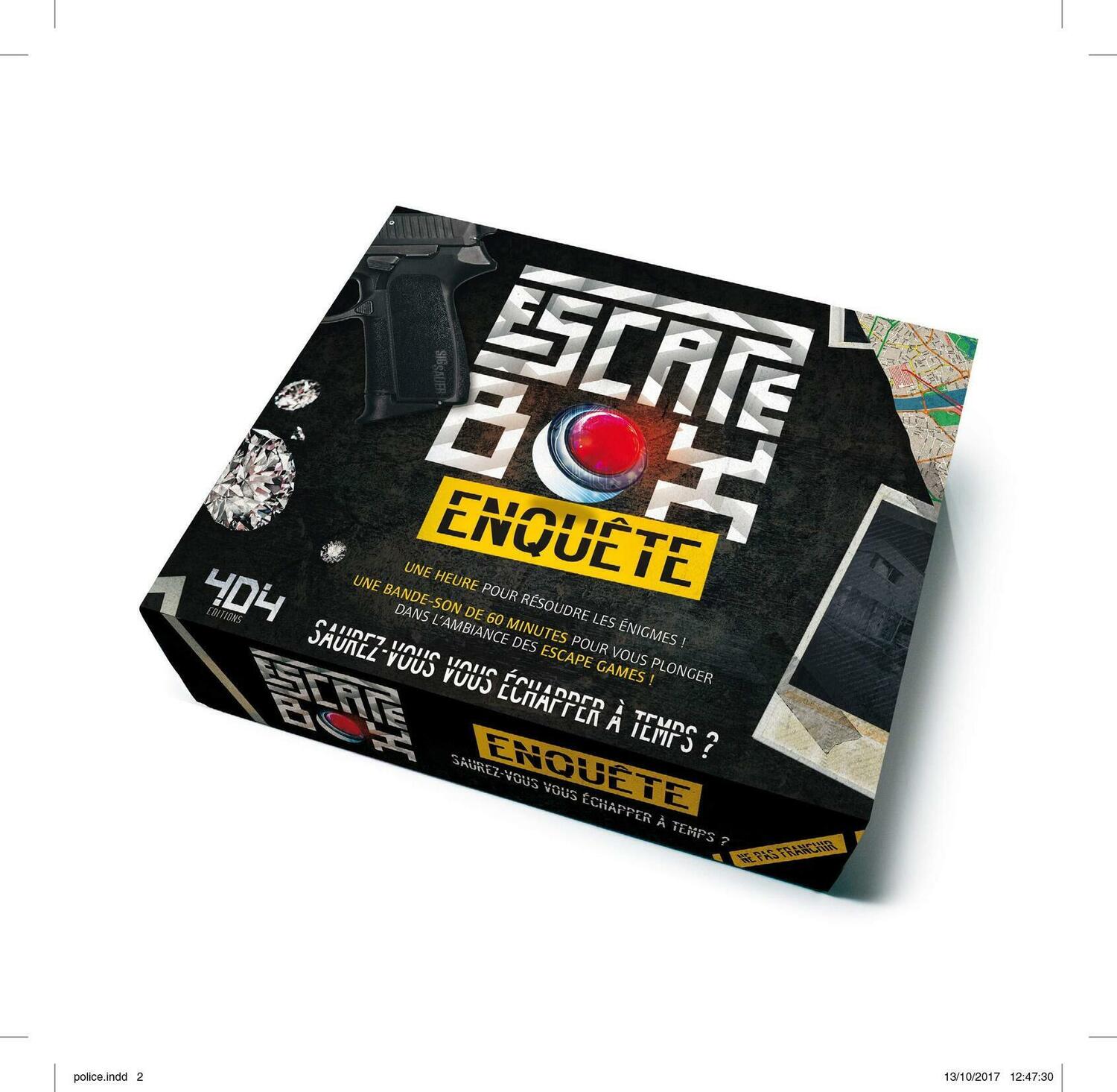 Escape Box: Enquête Cover 3d