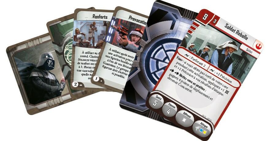 Star Wars: Assaut sur l'Empire - Soldats Rebelles Cartes