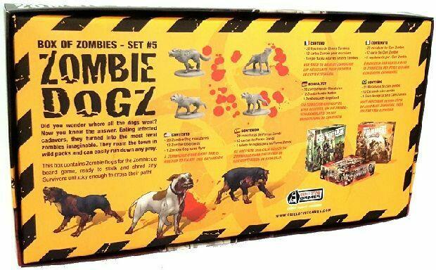 Zombicide: Box of Zombies Set #5 - Zombie Dogz Back