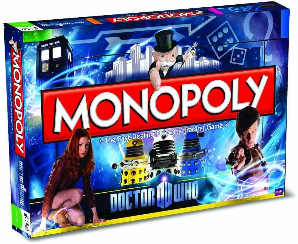 Monopoly: Doctor Who Cover 3d