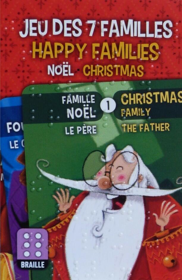 Jeu des 7 Familles: Noël (Braille) Cover