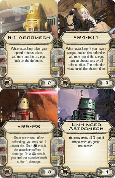 Star Wars: X-Wing - Le Jeu de Figurines - Punishing One Cartes