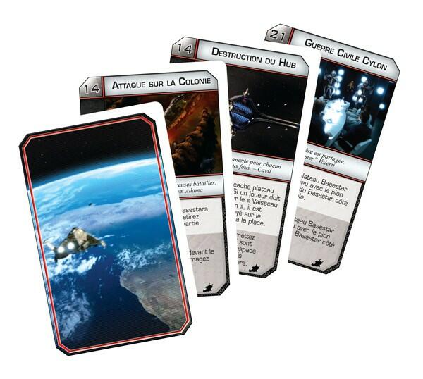Battlestar Galactica: Le Jeu de Plateau - Renouveau Cartes